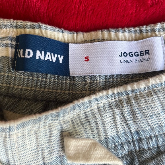 Old Navy Linen-Blend Jogger Shorts, 7” Inseam; Men’s Size S. - Picture 3 of 5